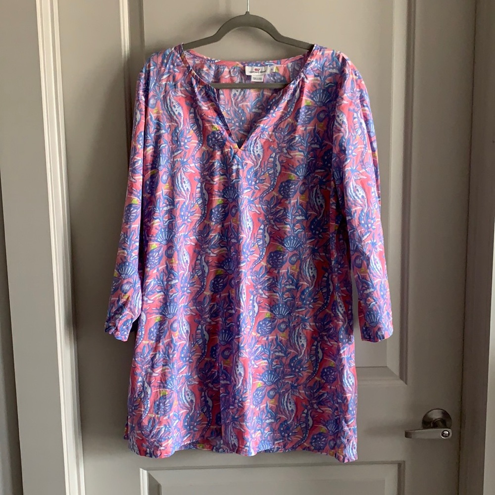 Vineyard Vines Pink Cover-Up